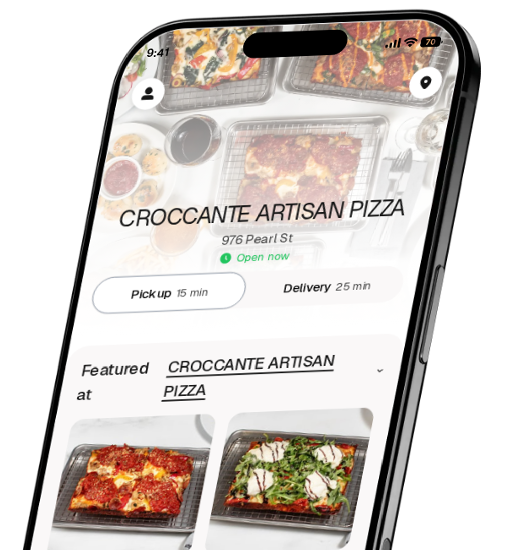 CROCCANTE ARTISAN PIZZA app preview