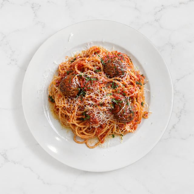Spaghetti & Meatballs Pasta.