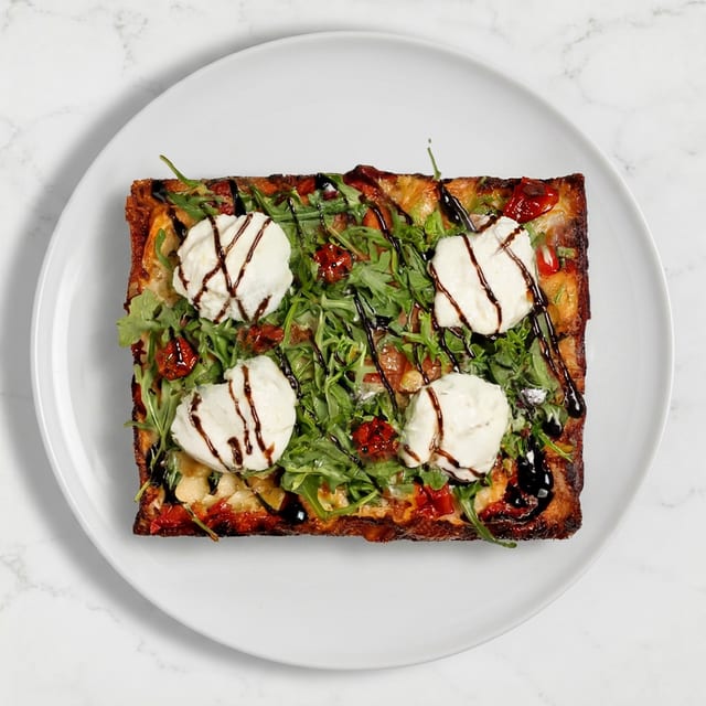 BURRATA PIZZA.