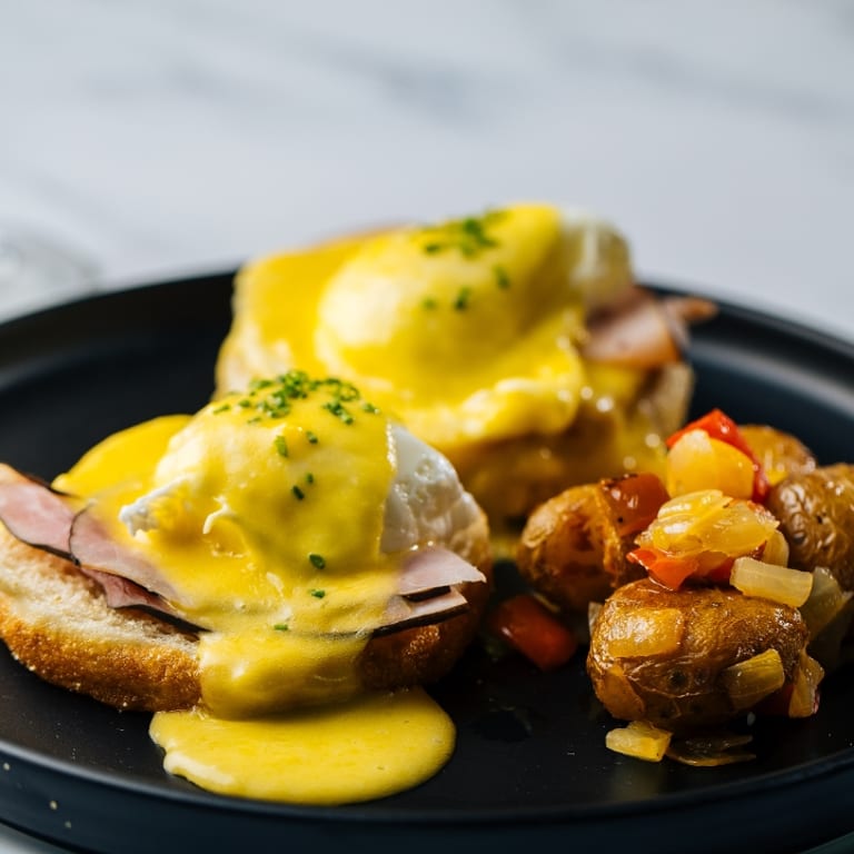 Delicious Eggs Benedict Awaits